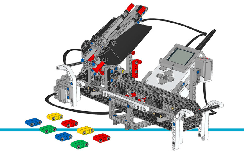 Devise kombination sæt Color Sorter — ev3-micropython 2.0.0 documentation