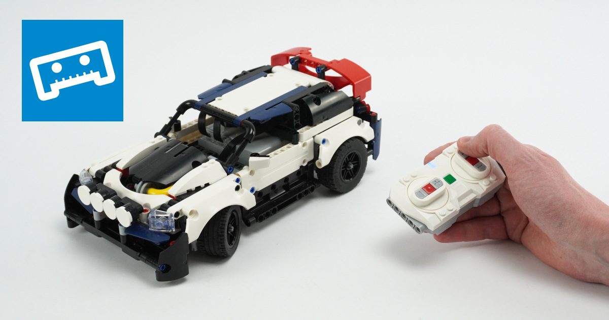 Driving the LEGO® Technic Top Gear Rally Car (42109) with the Powered ...