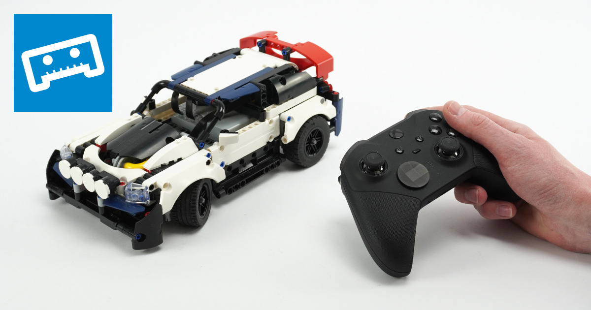 Driving the LEGO® Technic Top Gear Rally Car (42109) with the Xbox ...